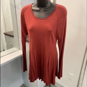 Kokun sweater in burnt orange. Brand new w/ tags. Fabric is bamboo and cashmere.